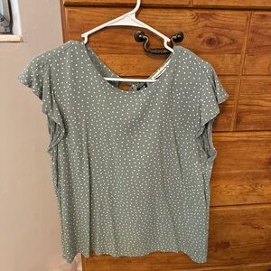 Abercrombie | Polka Dot Tie Back Top | Sz L